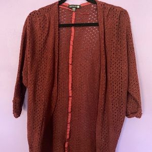 red burgundy cotton on cardigan good used condition buy dirt cheap size small